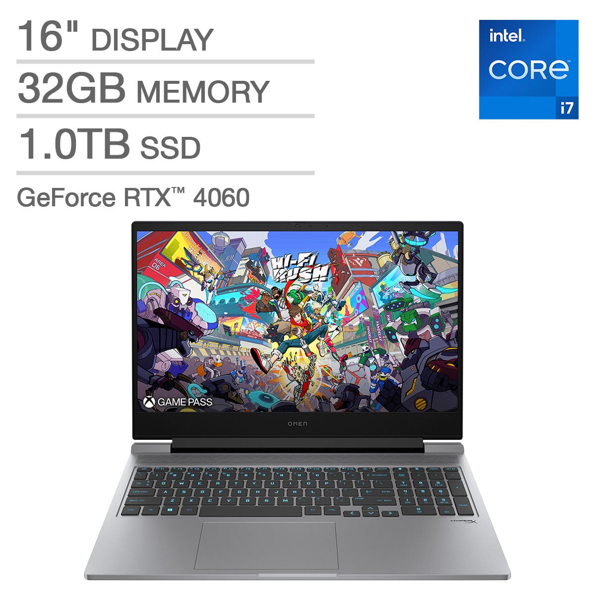 HP OMEN 16-AE0073CL 16.1" Gaming Laptop NVIDIA GeForce RTX 4060 - Image 1