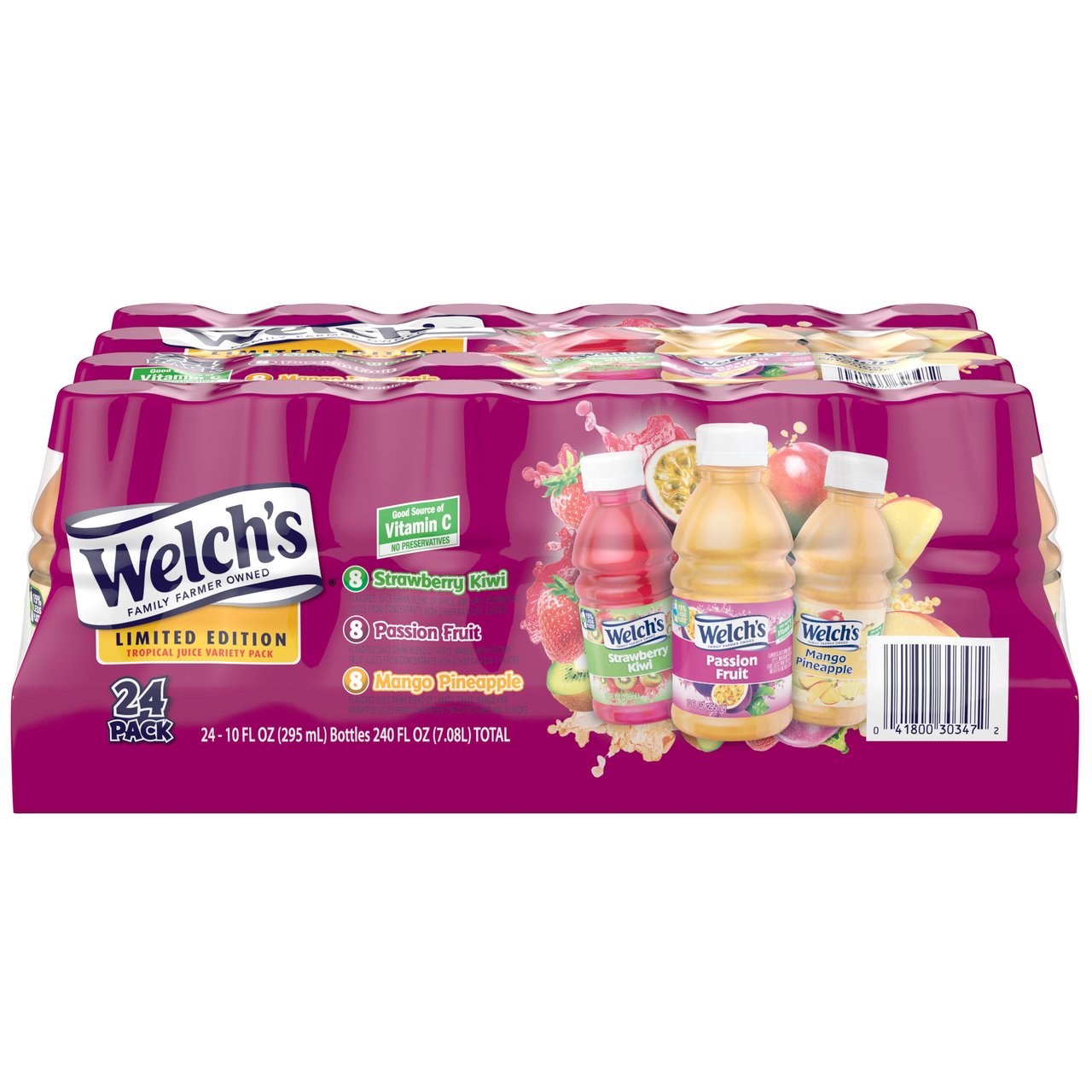 Welch's Tropical Variety Pack, 24 Count / 10 oz