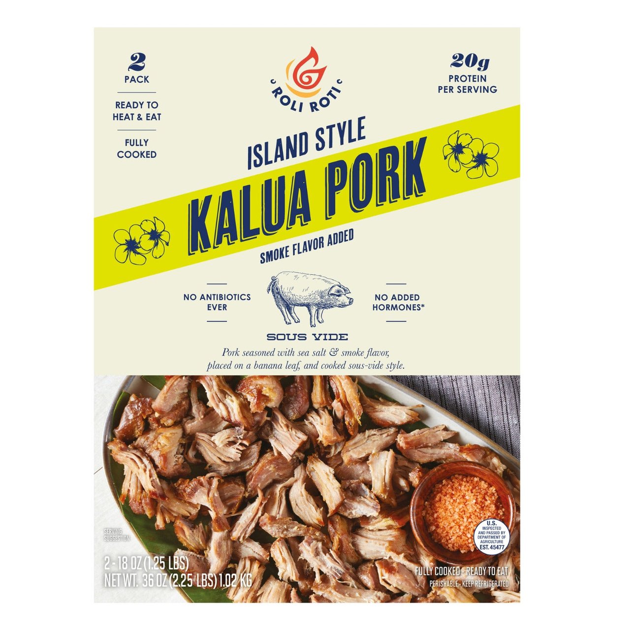 Roli Roti Kalua Pork 2/18 oz - Image 1