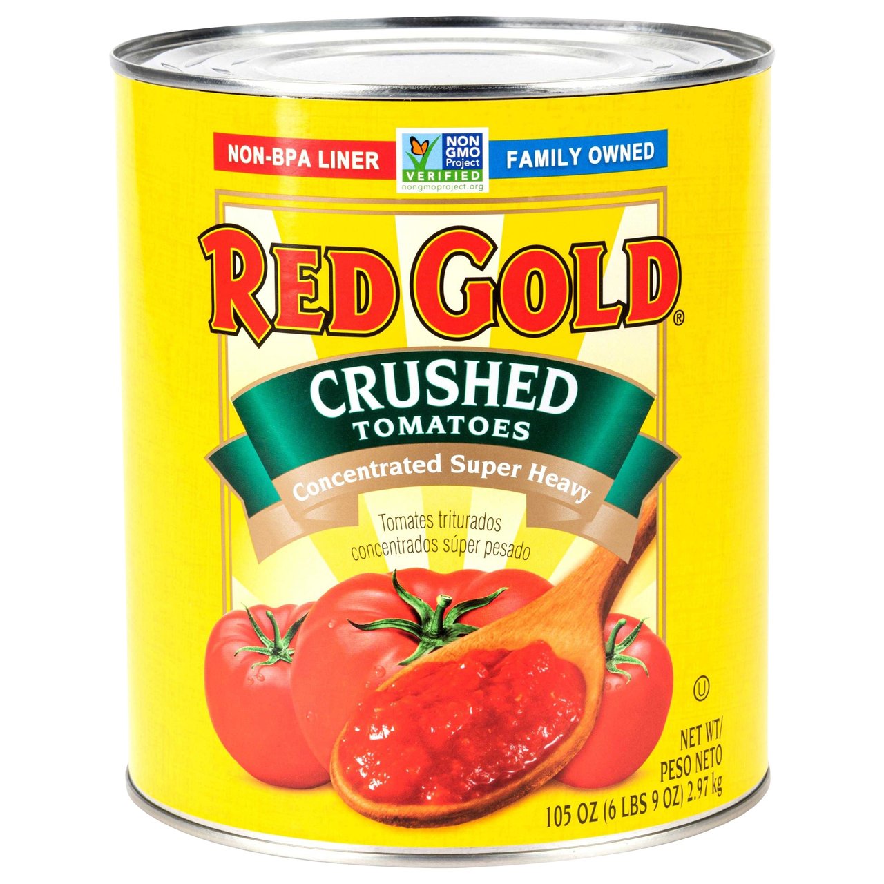 Red Gold Crushed Tomato #10 Can - Image 1