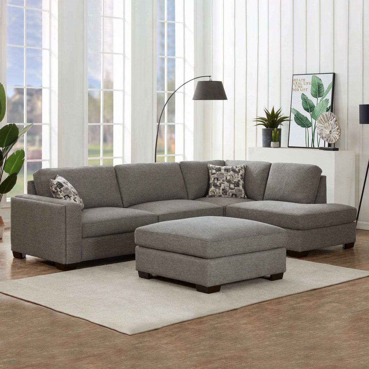 Synergy Home Fabric Sectional (#1435345) - $1199.99