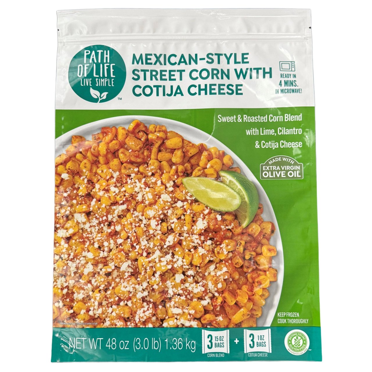 PATH OF LIFE MEXICAN STYLE ST CORN W/COTIJA CHEESE 3/16OZ - Image 1