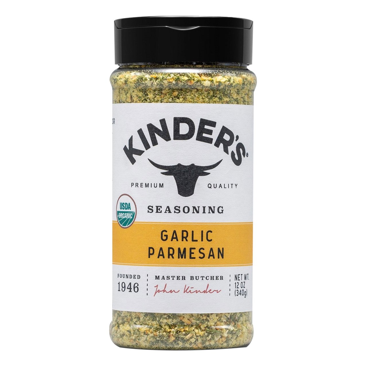 Kinder's Organic Garlic Parmesan Seasoning, 12 oz (0.75 lbs) - Image 1