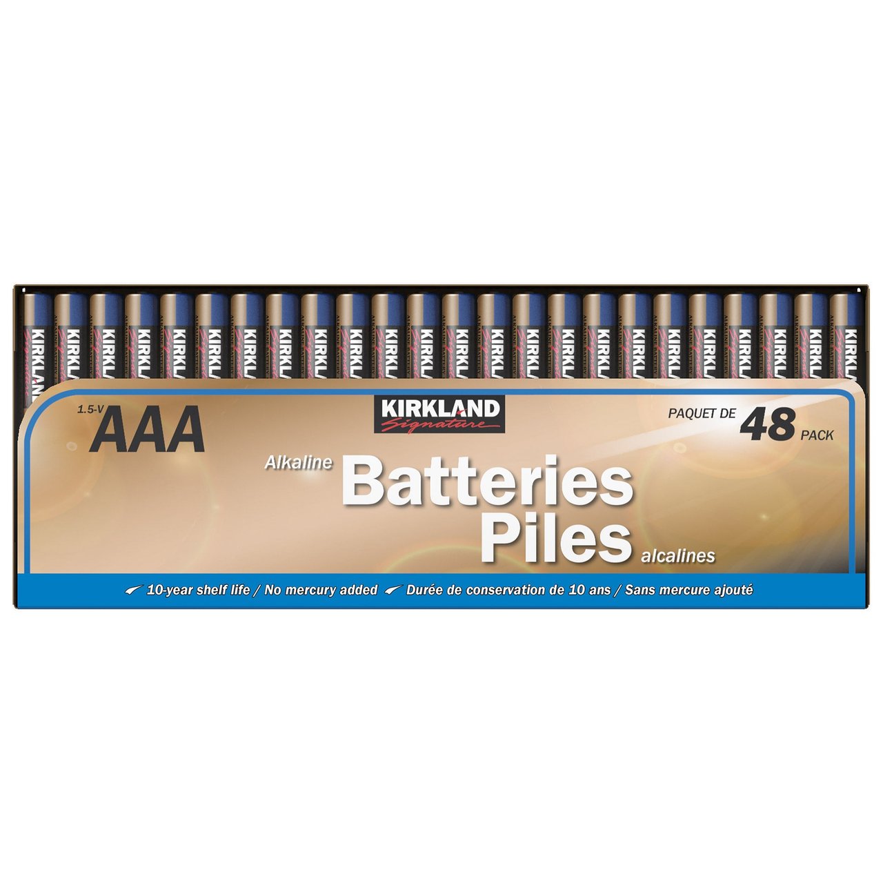 リクエスト(なんなん) Kirkland Signature Alkaline Batteries AAA 48 Pack (#176073