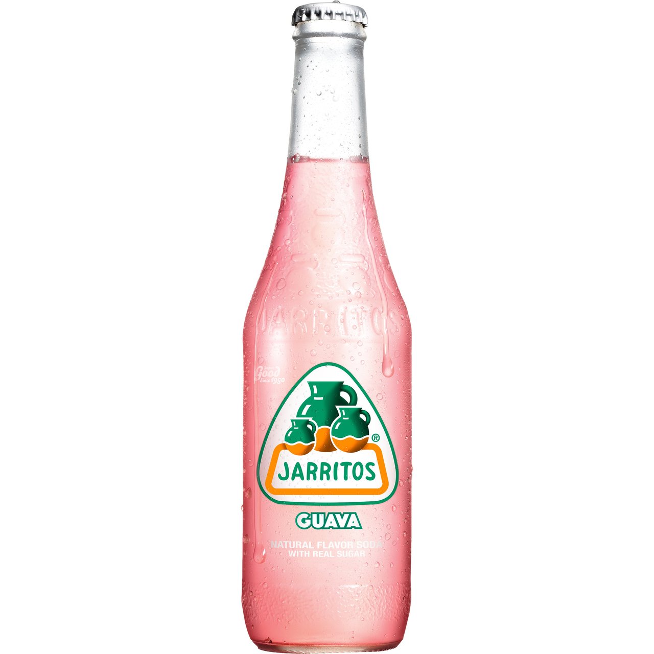 Jarritos Guava Soda, Glass Bottles, 24-Pack / 12.5 oz - Image 1