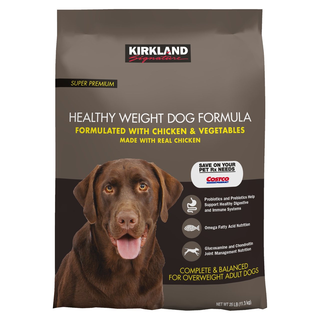 Kirkland Signature Healthy Weight Dog Food 25 lb - Image 1
