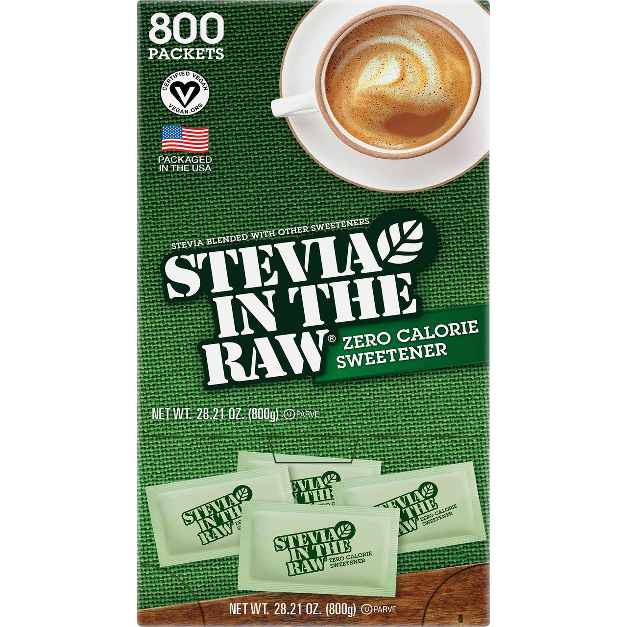 Stevia In The Raw Zero Calorie Sweetener 800 CT - Image 1