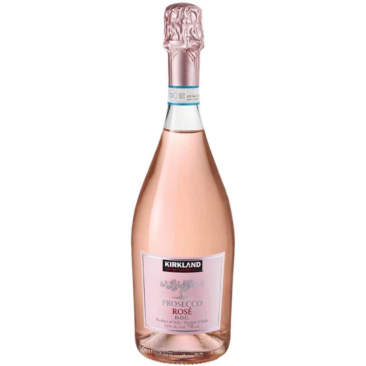 Kirkland Signature Prosecco Rosé DOC Italy 750mL - Image 1