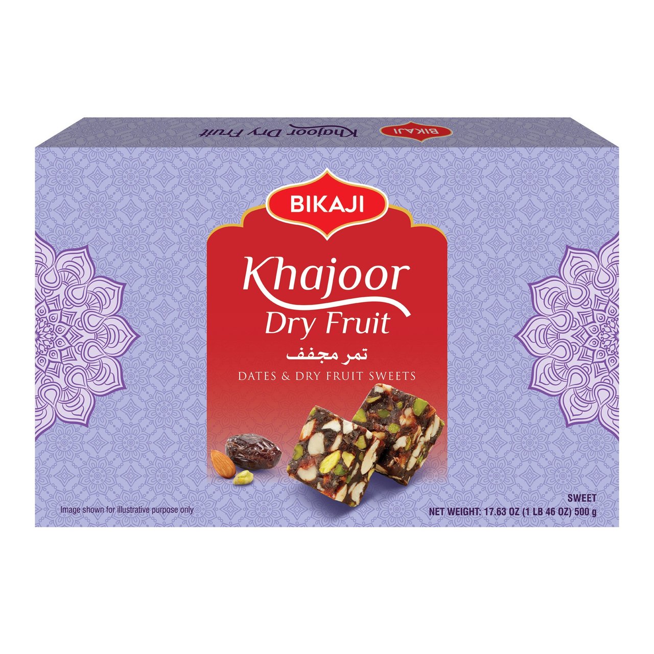 Bikaji Khajoor Dry Fruit 17.63 Ounce Box - Image 1