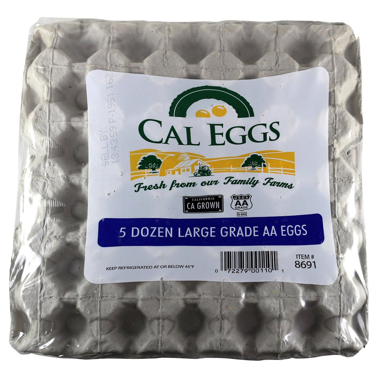 Large Eggs USDA Grade A, 5 Dozen