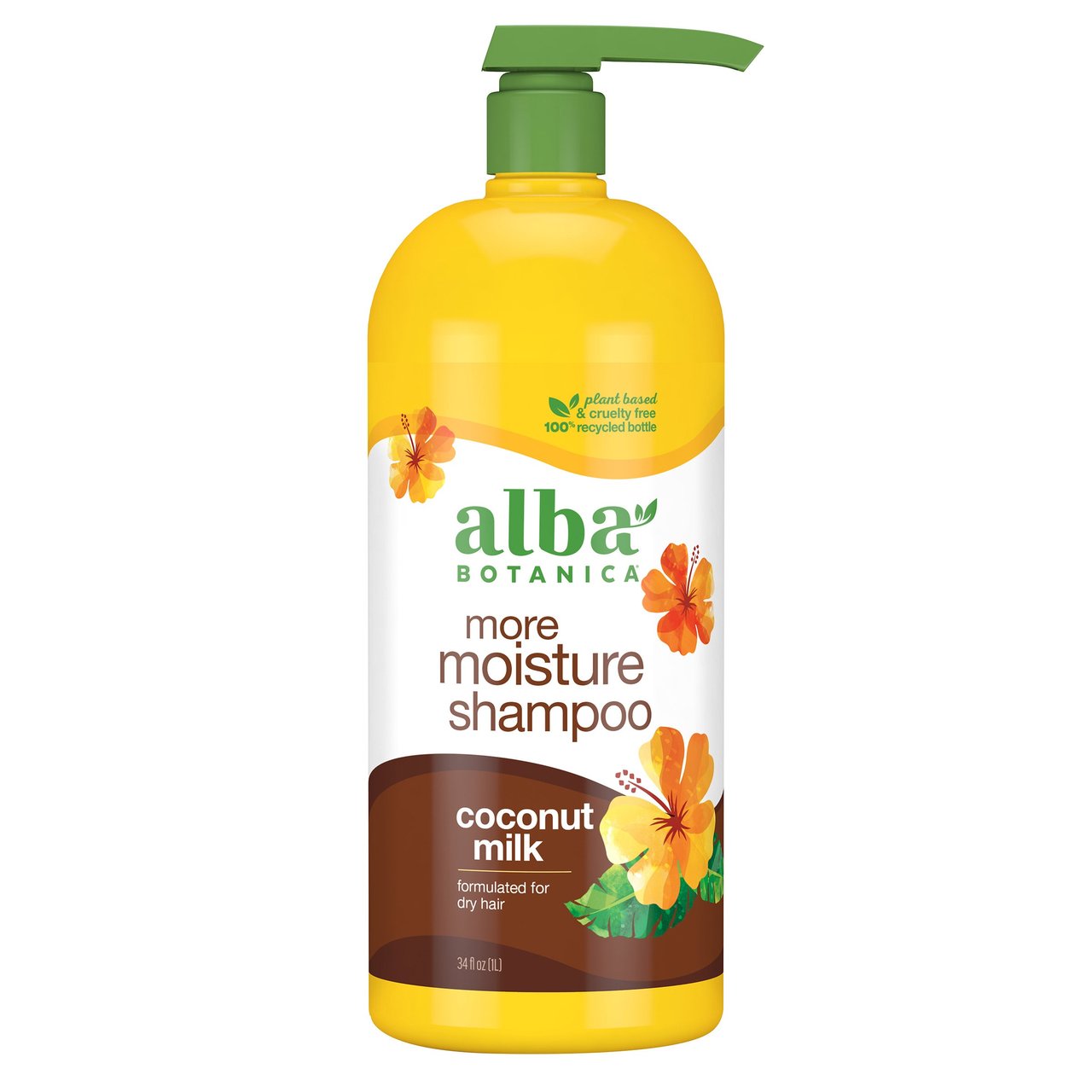 Alba Botanica Coconut Milk Shampoo 34 FL OZ