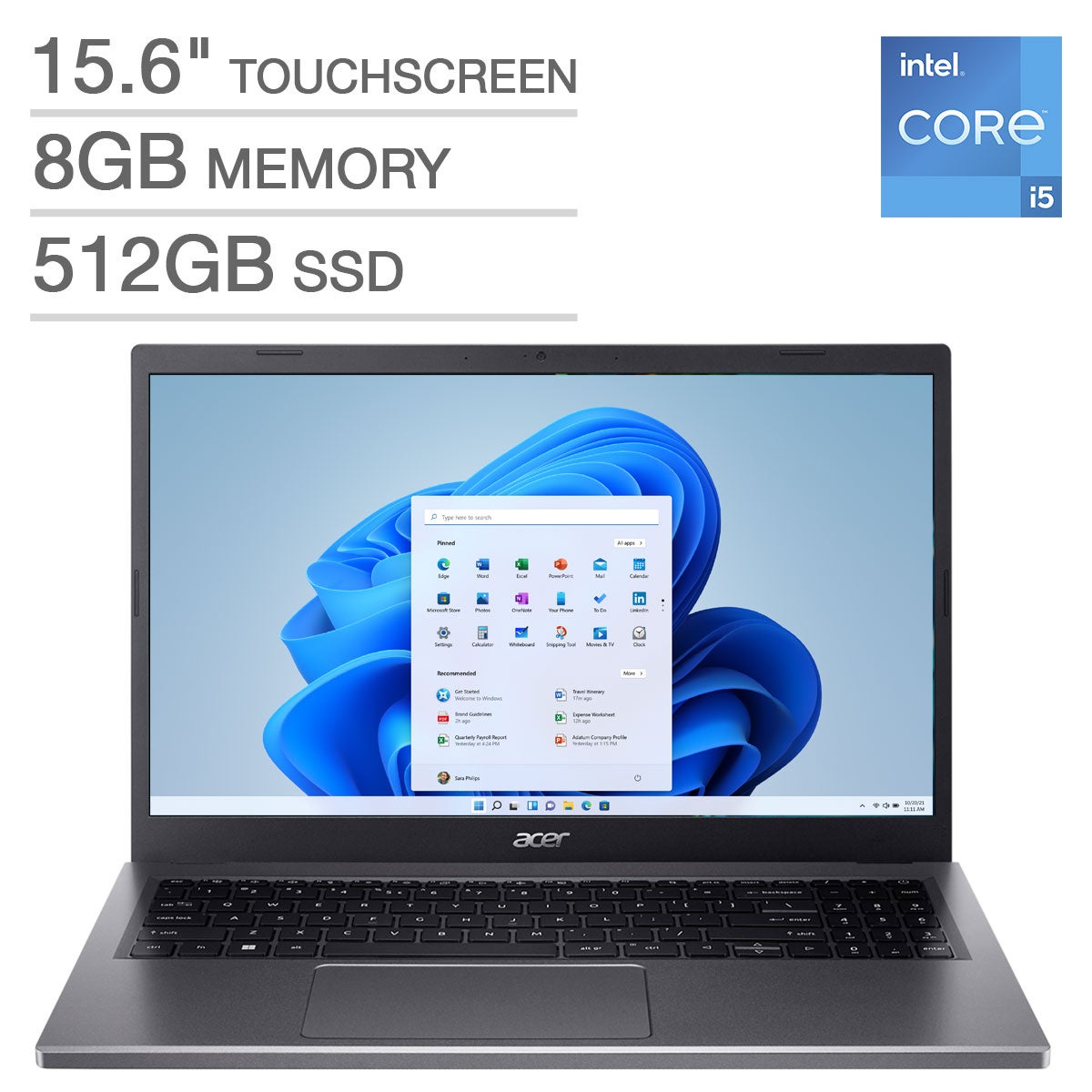 Acer Aspire 5 15.6" Touchscreen Laptop