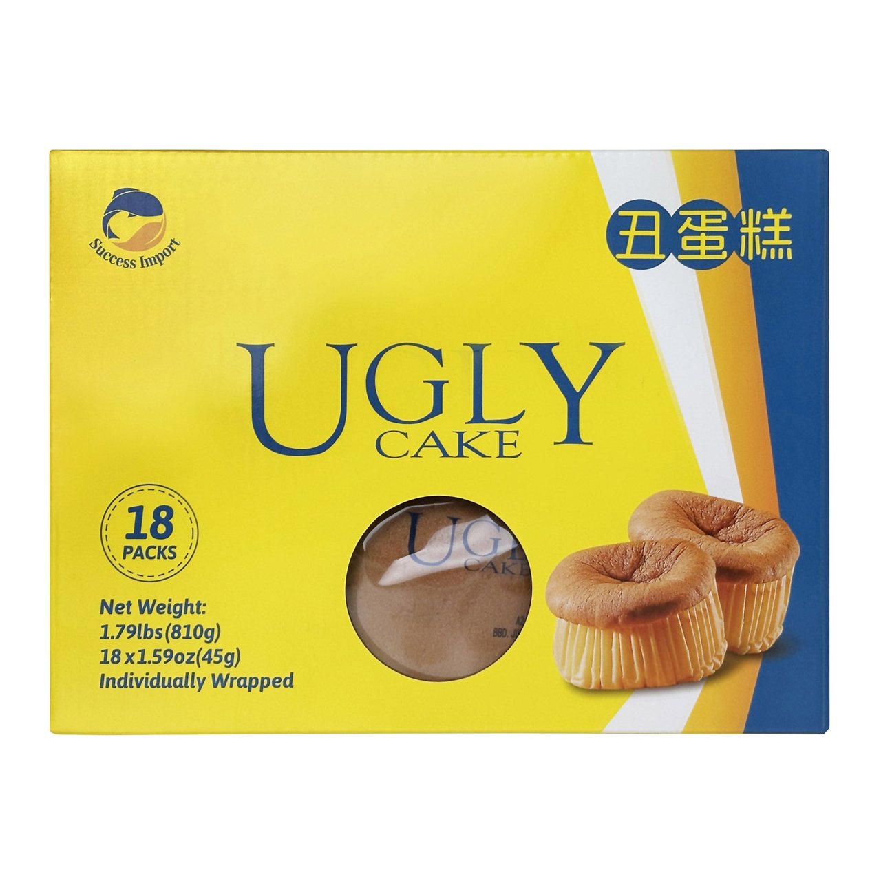 Success Import Ugly Cake 18 Pack 1.59 Ounce Each - Image 1