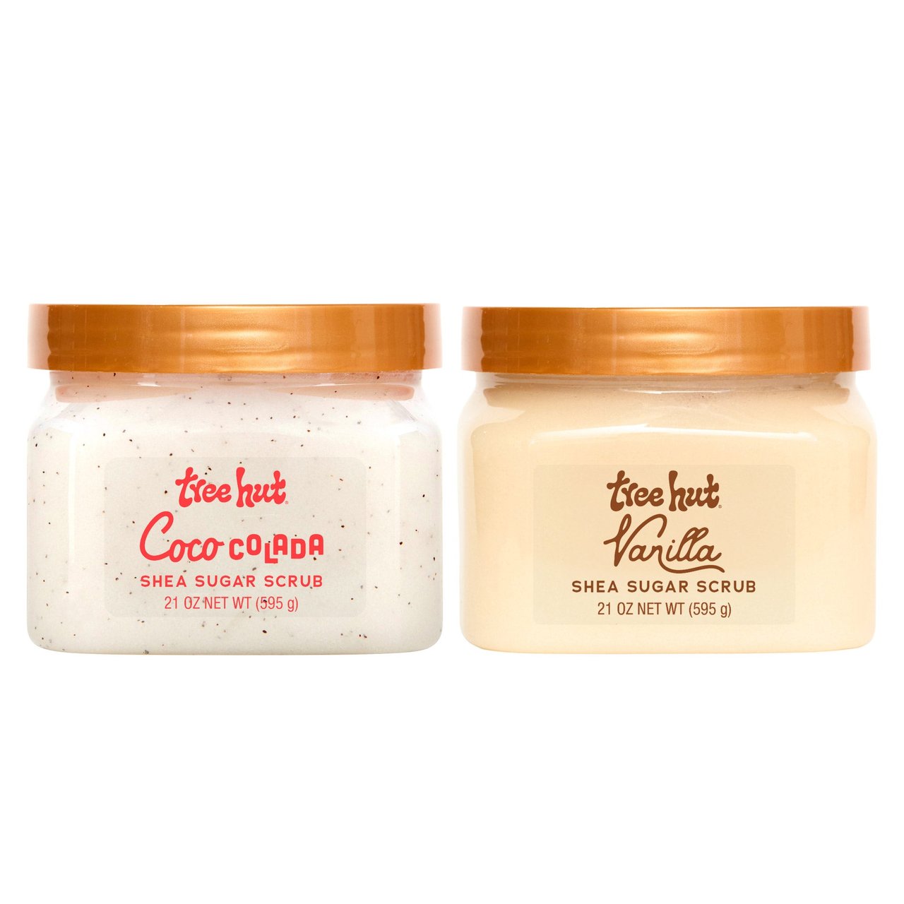 TREE HUT SHEA SUGAR SCRUB DUO 2/21 OZ - Image 1