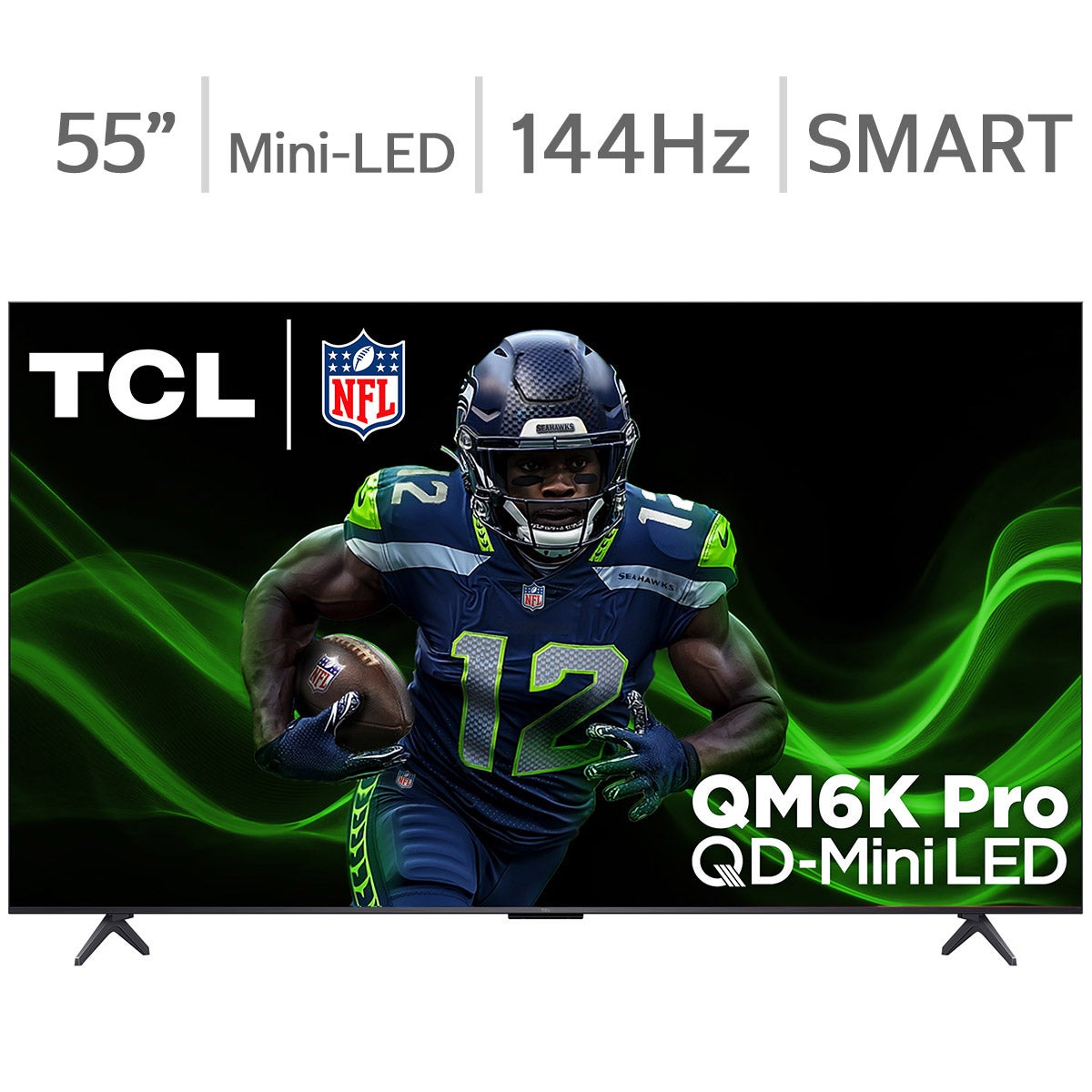 TCL 55QM6K Pro 55" Class (54.6" Diag) 4K UHD QD-Mini LED TV - Image 1