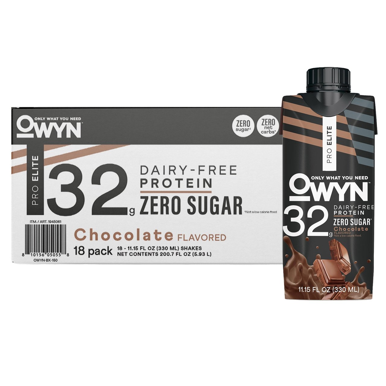 OWYN Plant Protein Shake 11.15 fl oz, 18-Pack - Image 1