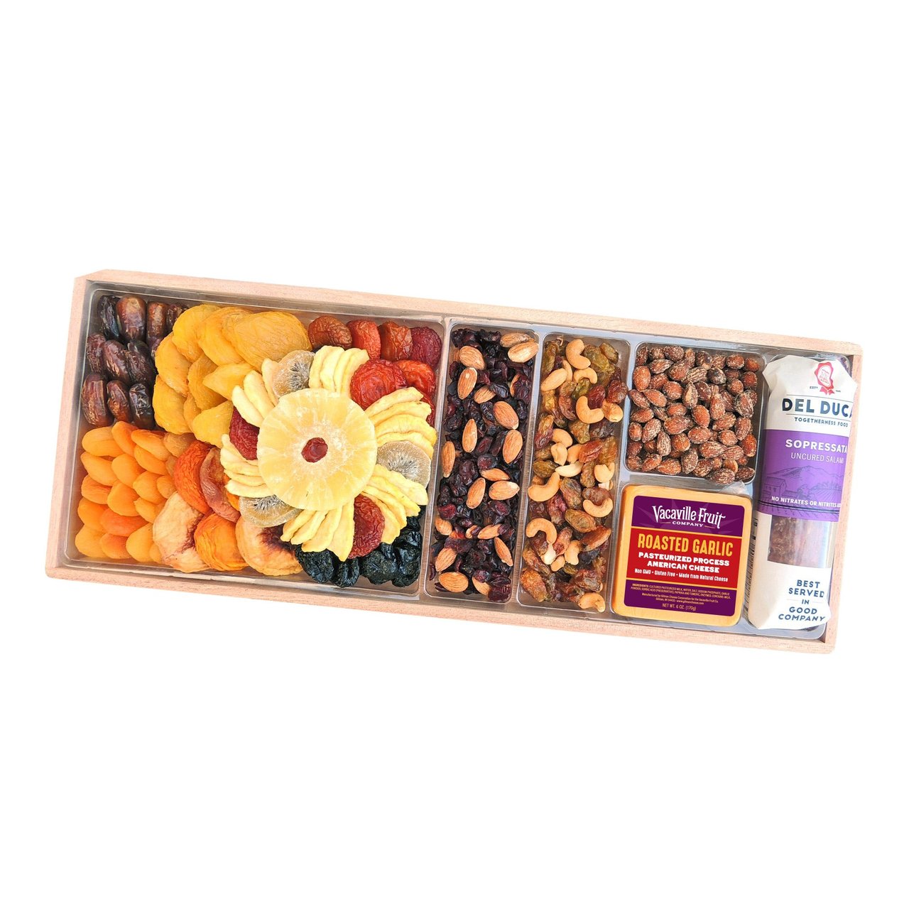 Vacaville Fruit Company Fruit, Nut & Cheese Basket 58 Ounces - Image 1