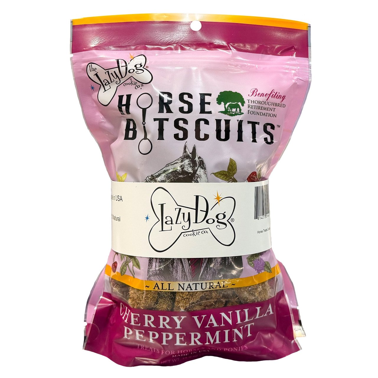 Lazy Dog Horse Bitscuits Cherry Vanilla Peppermint, 28 oz (1.75 lbs) - Image 1