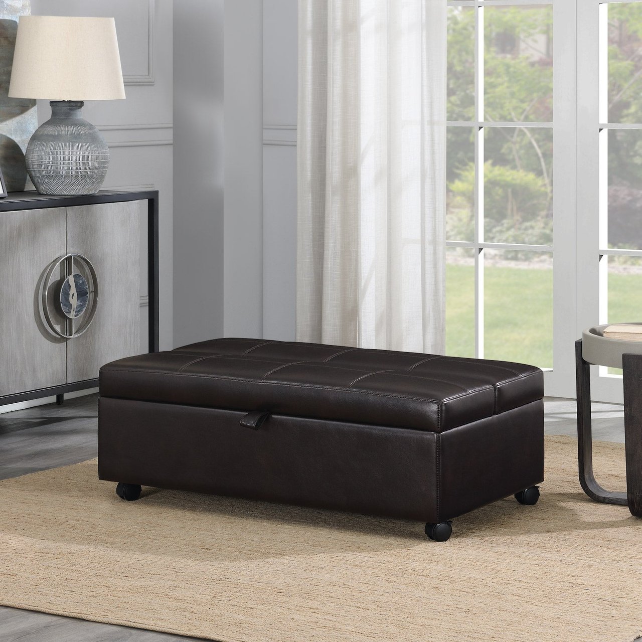Synergy Home Graycen Sleeper Ottoman - Image 1