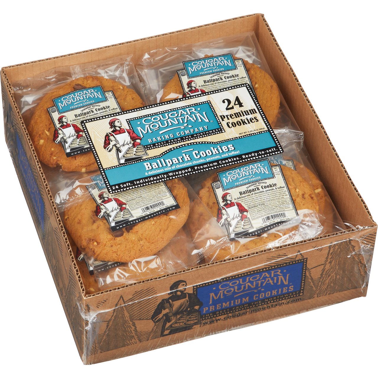 Cougar Mountain Ballpark Cookie, 24 ct - Image 1