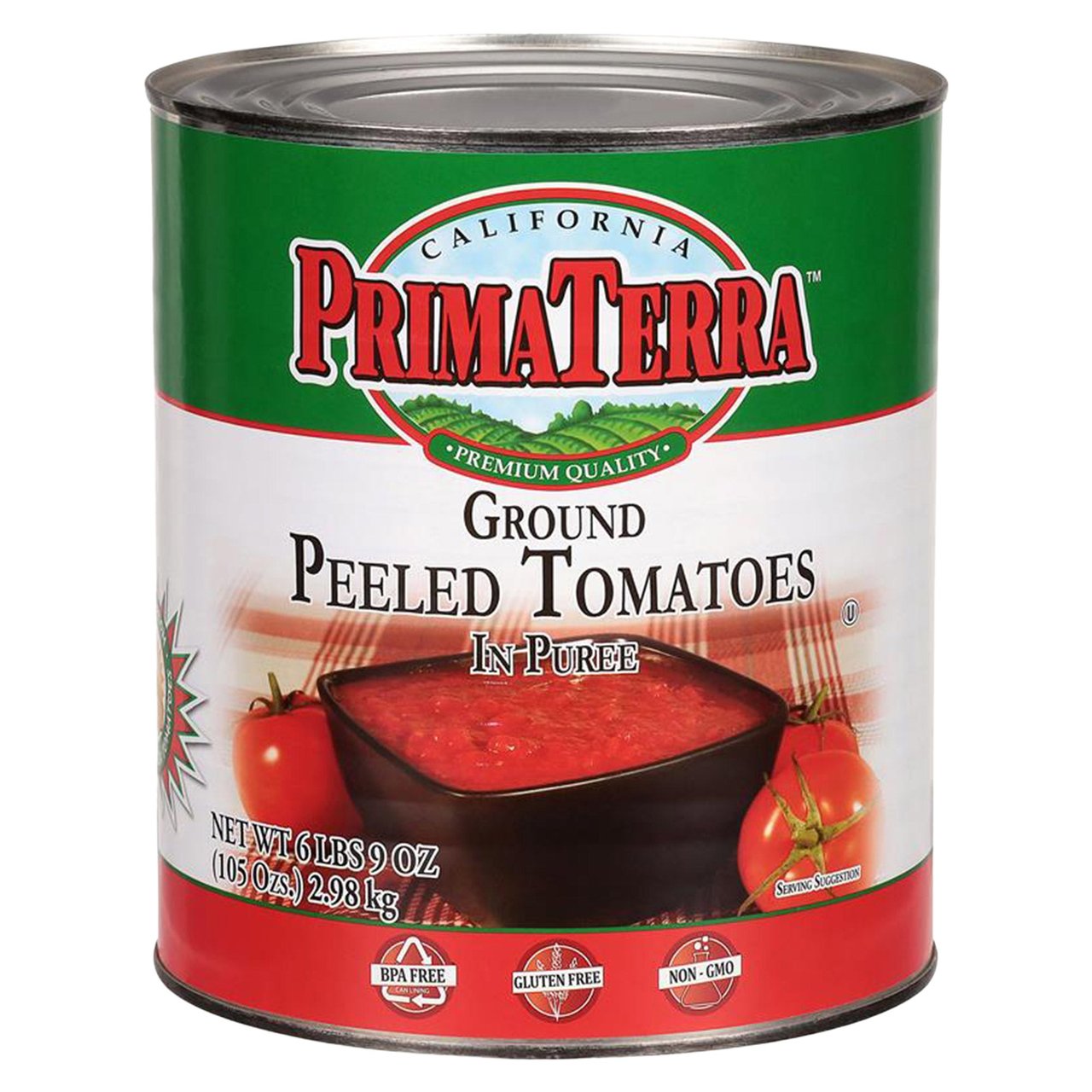 Prima Terra Crushed Tomato, 10 lb - Image 1
