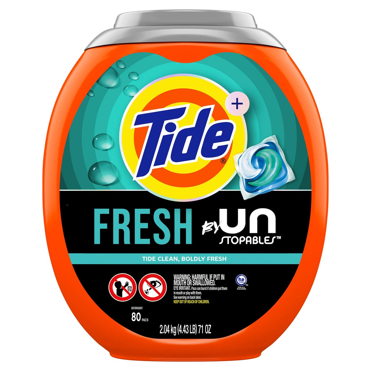 TIDE PODS UNSTOPABLES 80 COUNT - Image 1