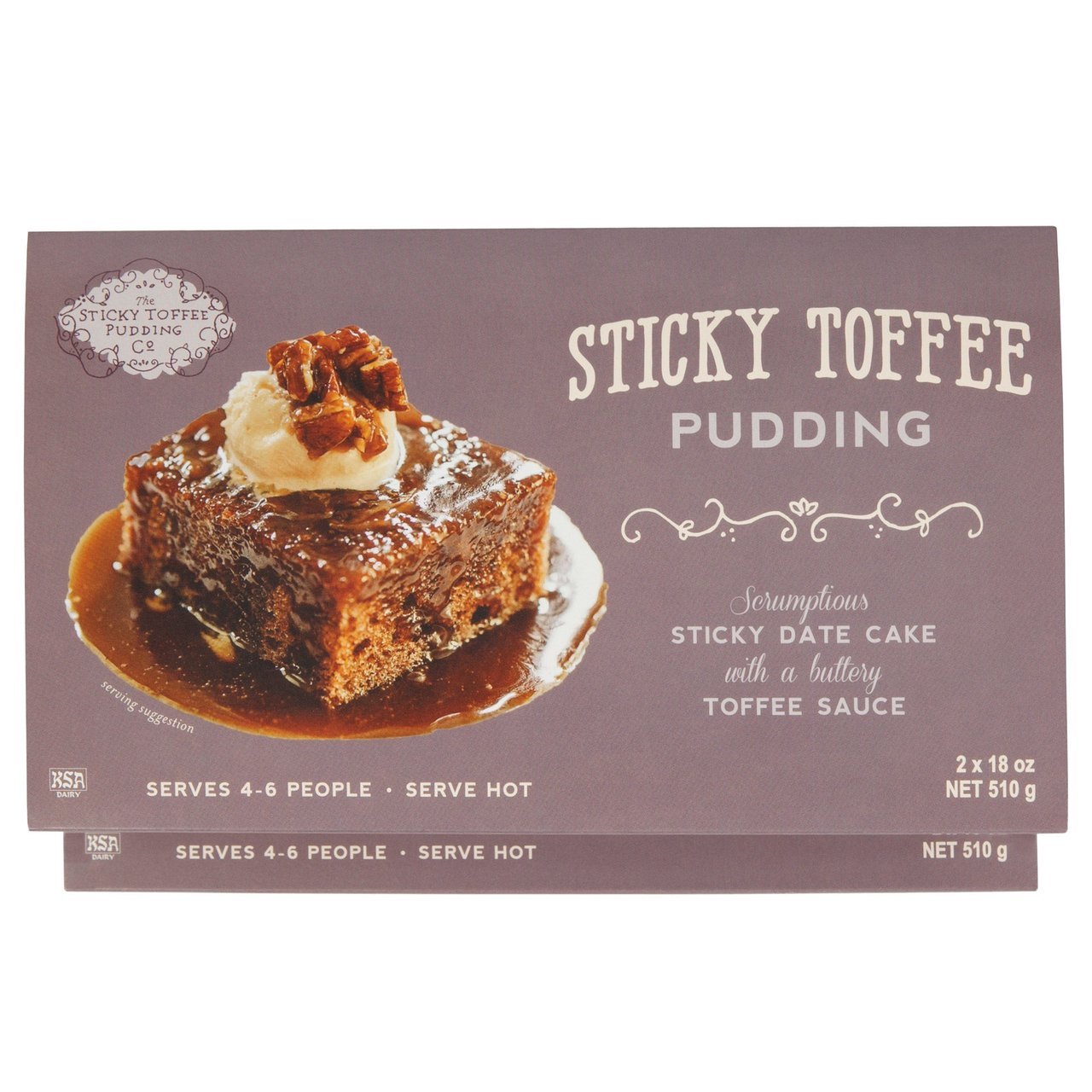 Sticky Toffee Pudding 2 Pack, 18 Ounces Each - Image 1