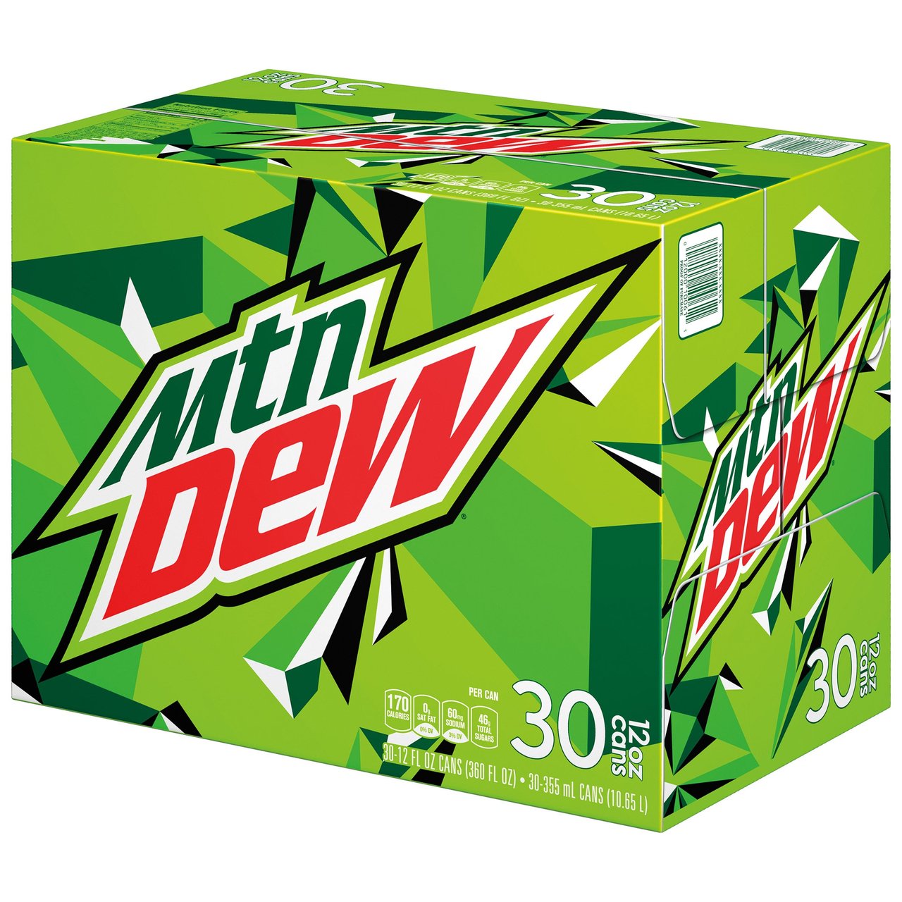 Mountain Dew 30/12 fl oz Cans - Image 1