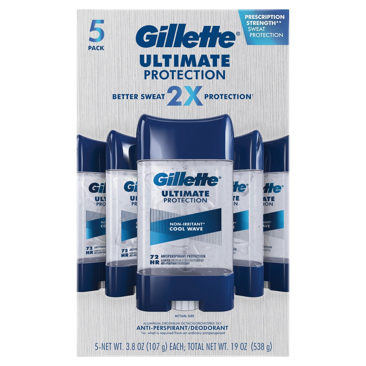 Gillette Ultimate Protection Clear Gel Antiperspirant 5/3.8oz - Image 1