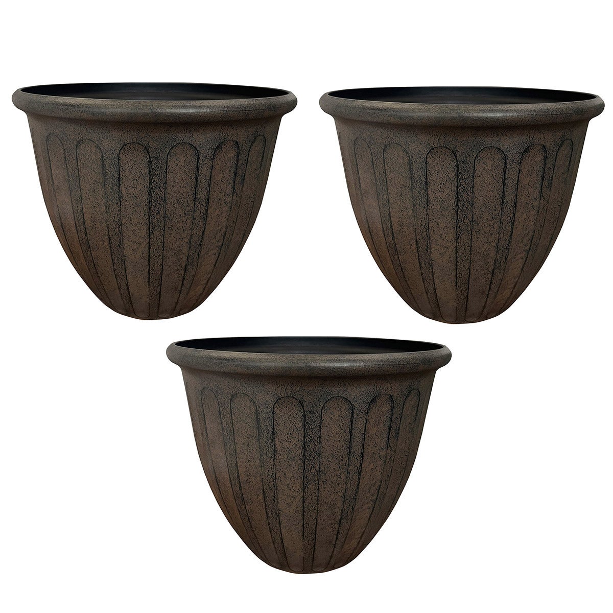 14.5" Varner Resin Planter, 3-Pack - Image 1