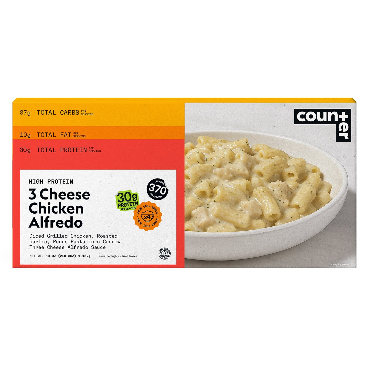 Counter 3 Cheese Chicken Alfredo 4/10 oz - Image 1