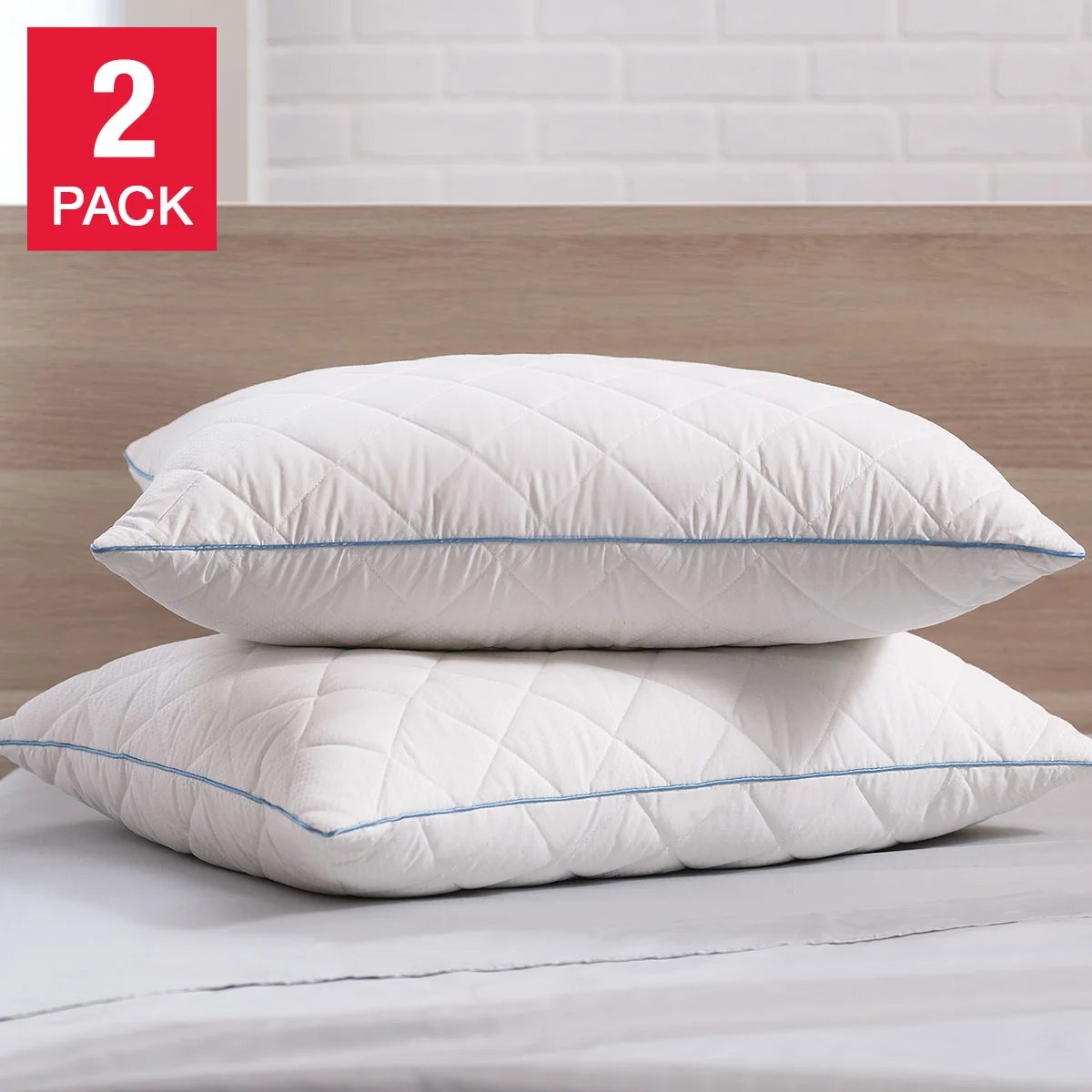 TheraLuxe by Therapedic Triple Cooling Pillow - Queen (2-Pack) - Image 1