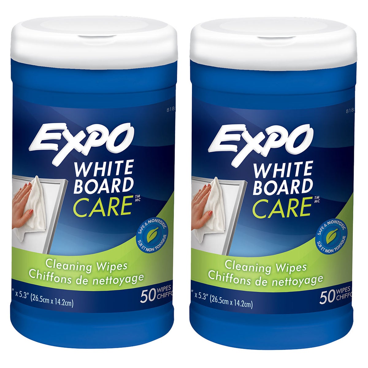 EXPO 6x9 Dry Erase Board Wipes, 100 Count - Image 1