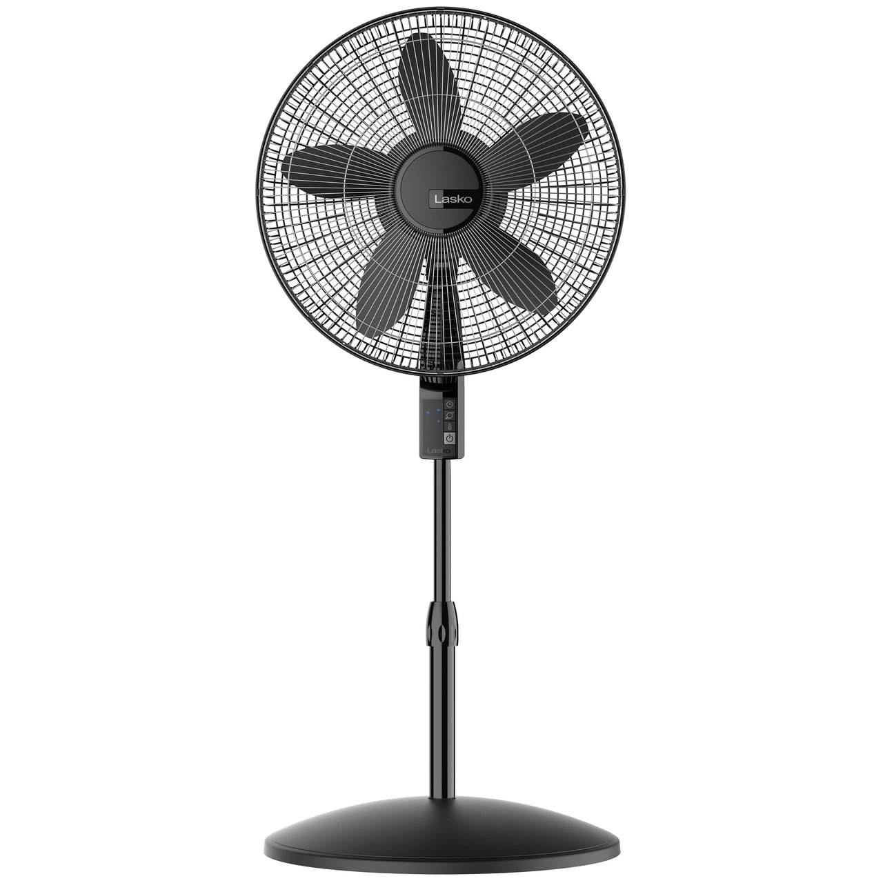 Lasko Elite 18" 4-Speed Pedestal Fan with Remote & Timer (Black, Model S18640) - Image 1