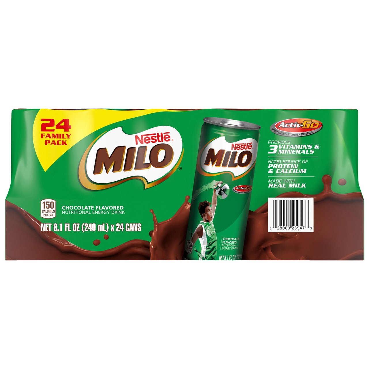 Milo Chocolate Beverage 24/8.1 oz (6.07 Qts) - Image 1