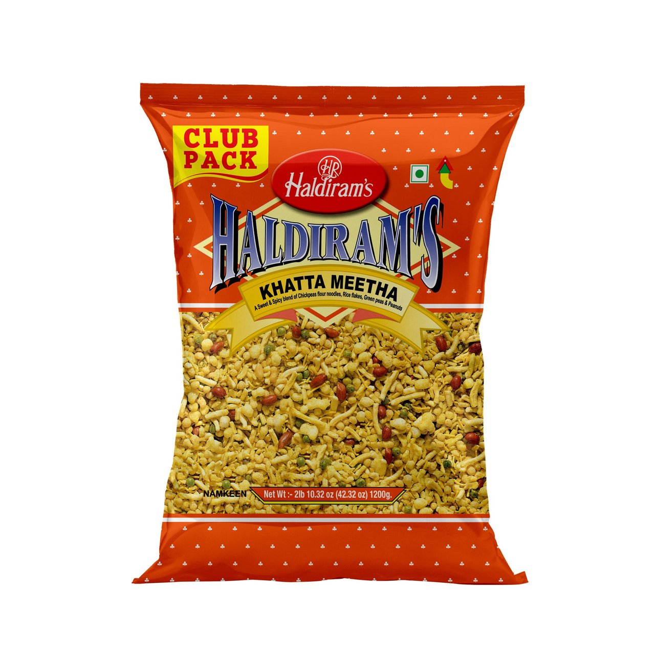 Haldiram's Khatta Meetha Snacks 42.36 Ounces - Image 1