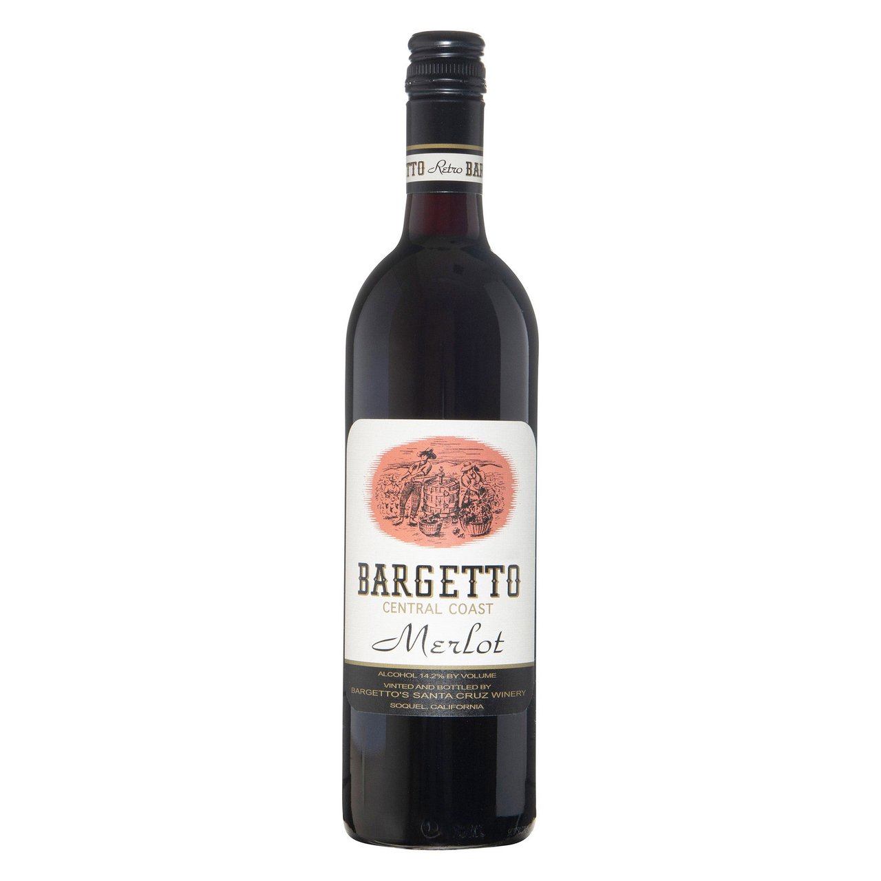 Bargetto Merlot Santa Cruz Mountains 750ml - Image 1