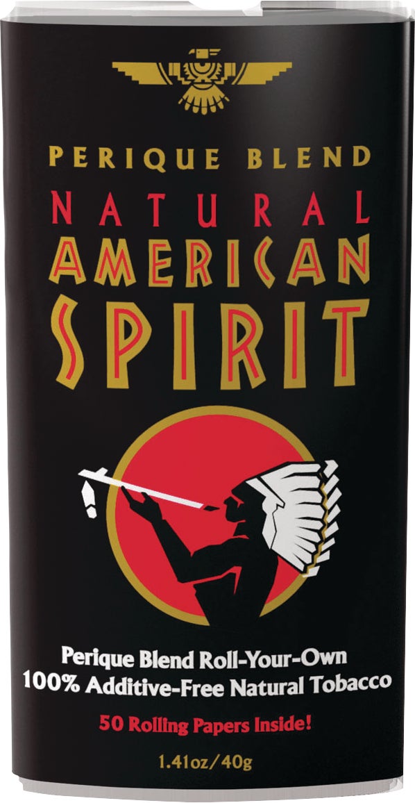 Natural American Spirit Perique Blend Additive-Free Tobacco Pouches, 6-Count (1.41 oz each)