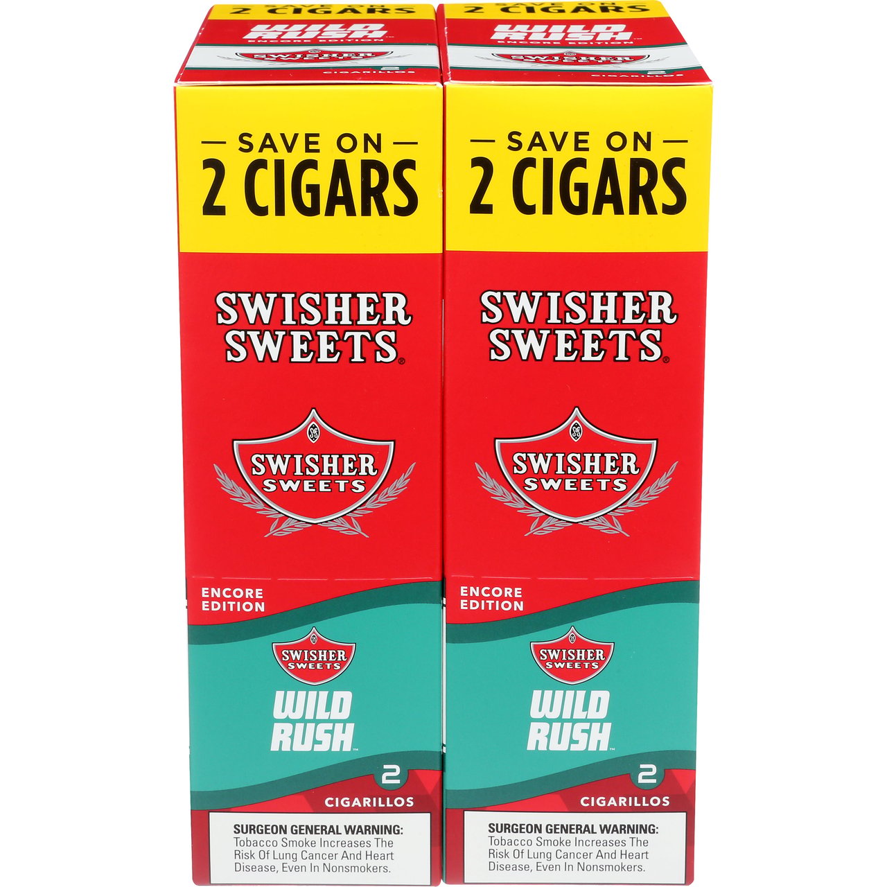 Swisher Sweets Wild Rush Cigarillos Save on 2 - 30 Packs of 2 - Image 1
