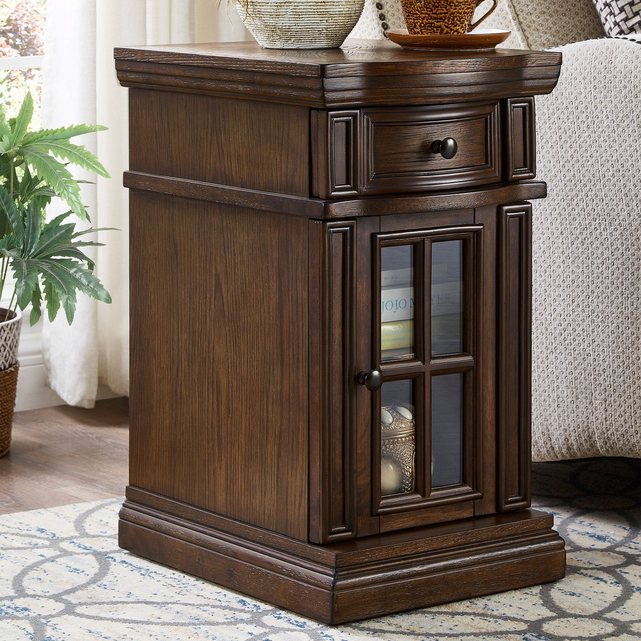 Well Universal Chairside Table with Power - Image 1