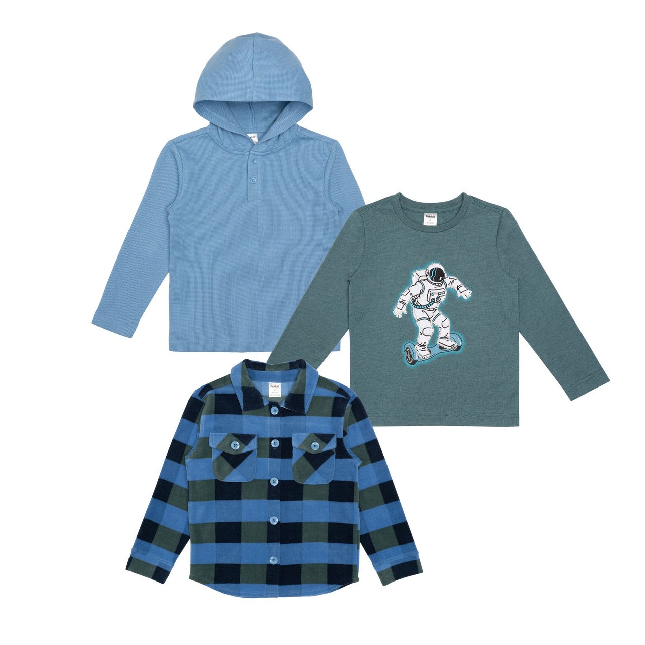 Pekkle Kids' 3-Pack Mixed Top - Image 1
