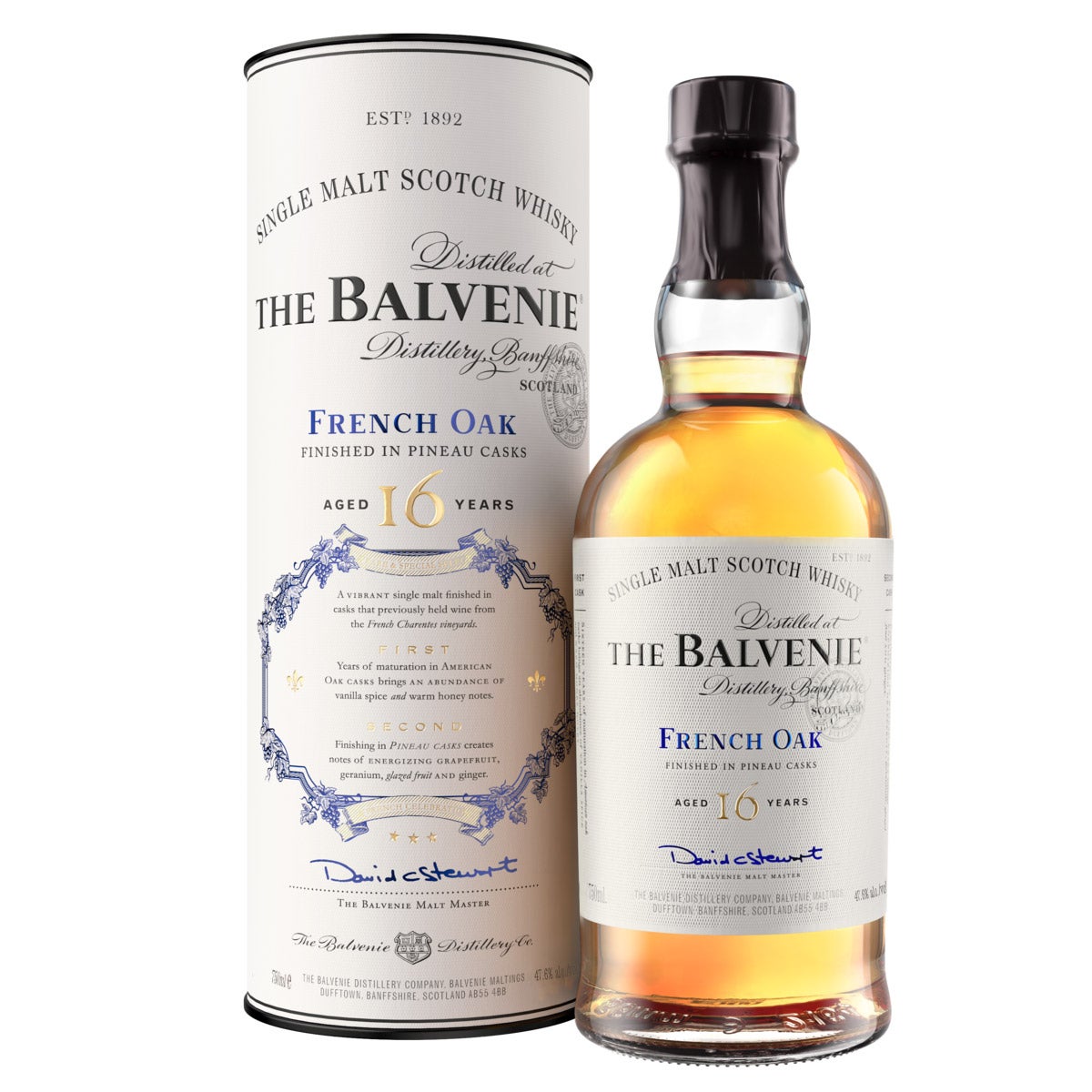 The Balvenie 16 Year French Oak Speyside Single Malt Scotch Whisky, 750ml - Image 1