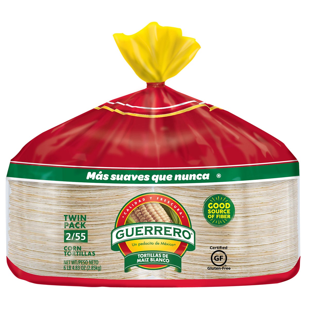 Guerrero White Corn Tortillas, 2 x 55 Count (6.31 lbs) - Image 1