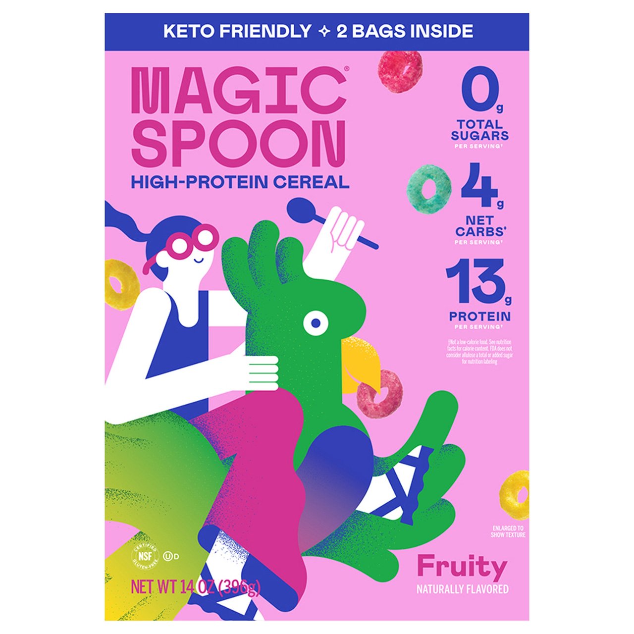 Magic Spoon Fruity Cereal, 14 oz - Image 1