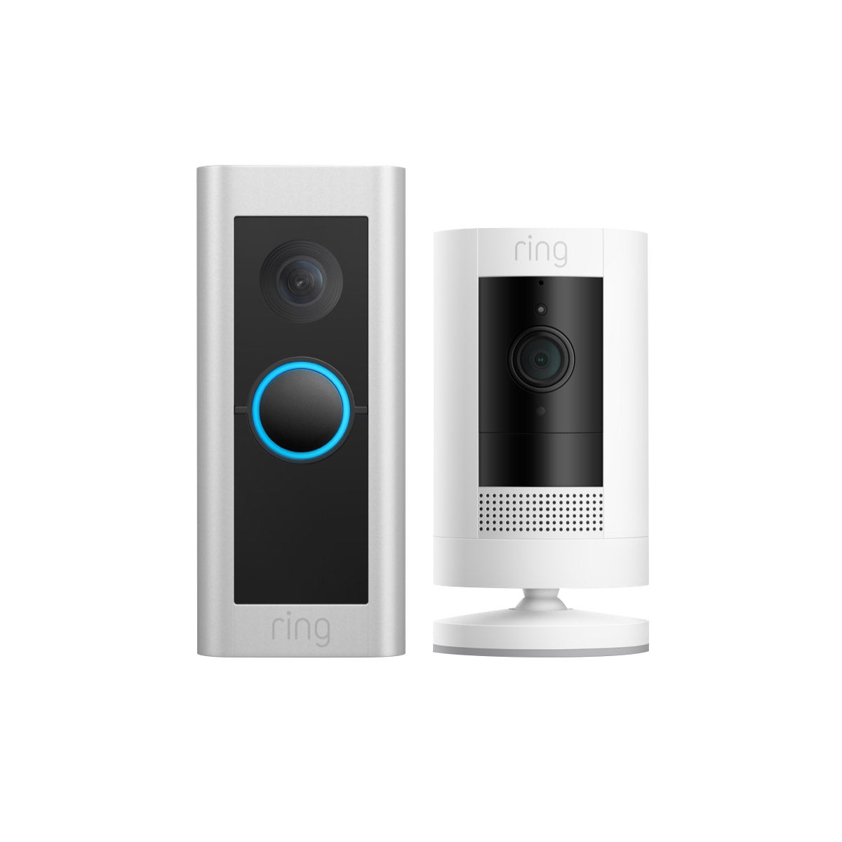 Ring Video Doorbell Pro 2 with Stick Up Cam Bundle - Image 1