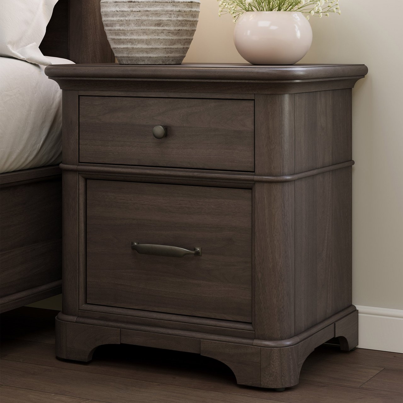 BETTER FURNITURE ALKI COVE 2-DRAWER NIGHTSTAND - Image 1