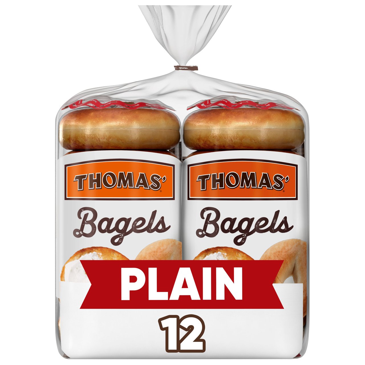 Thomas' Plain Bagels 12 CT - Image 1
