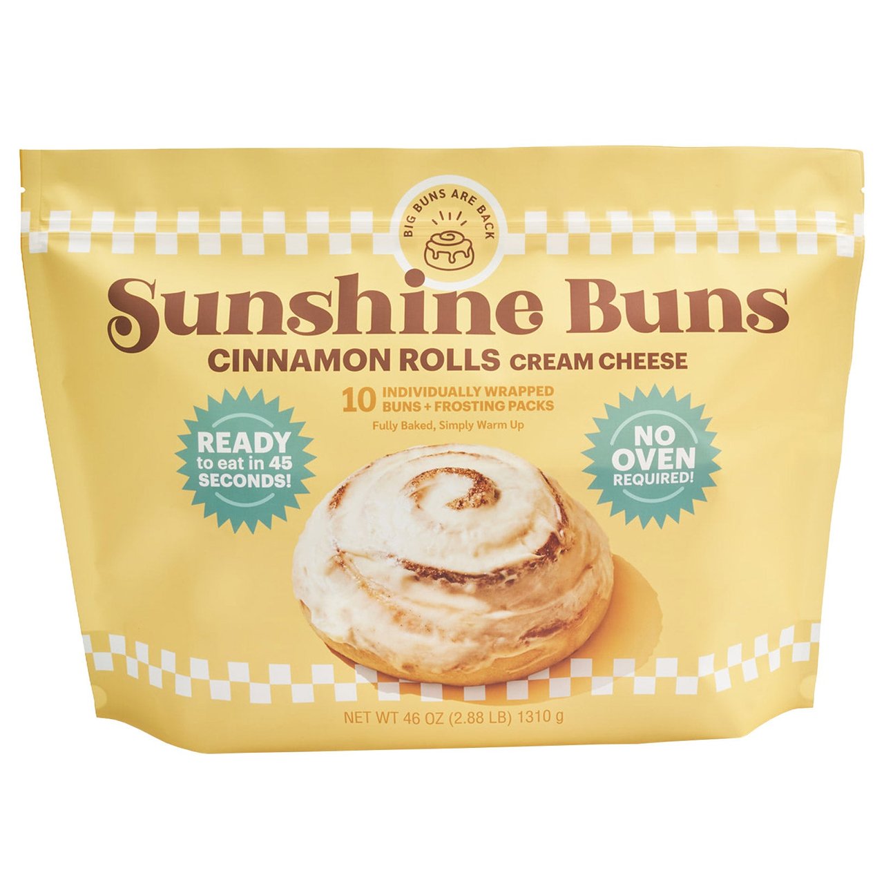 SUNSHINE BUNS CINNAMON ROLLS 10 CT/46 OZ NET WT - Image 1