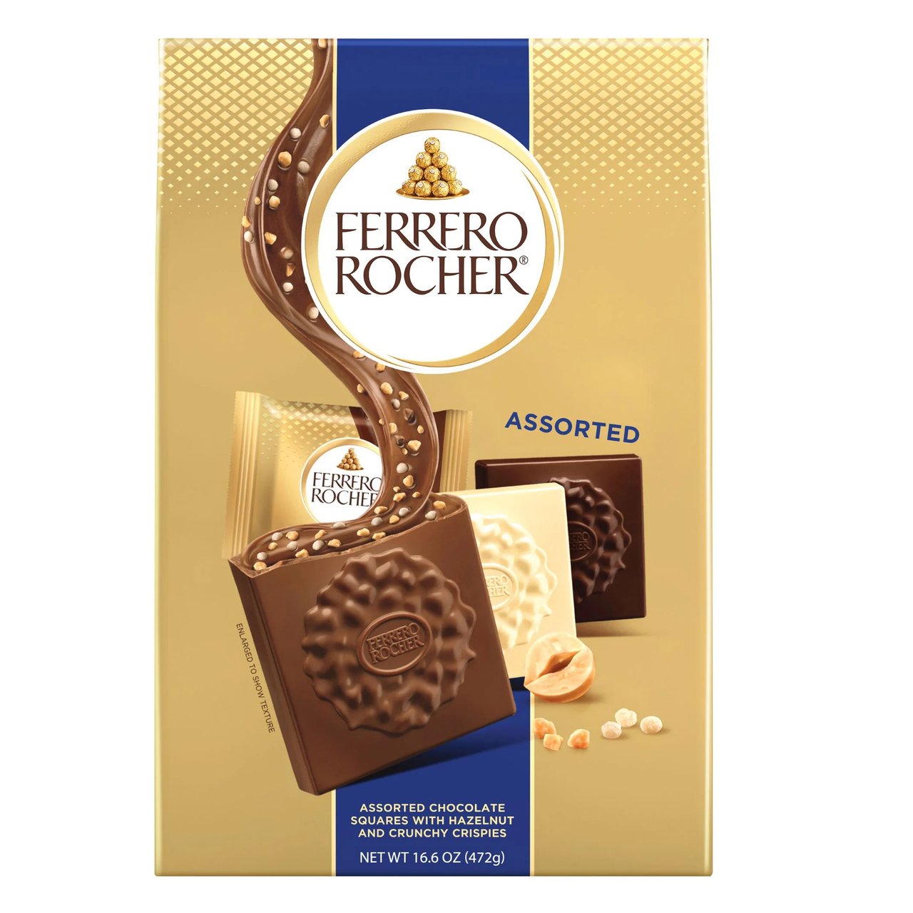 Ferrero Rocher Assorted Squares 16.6 Ounce Bag - Image 1