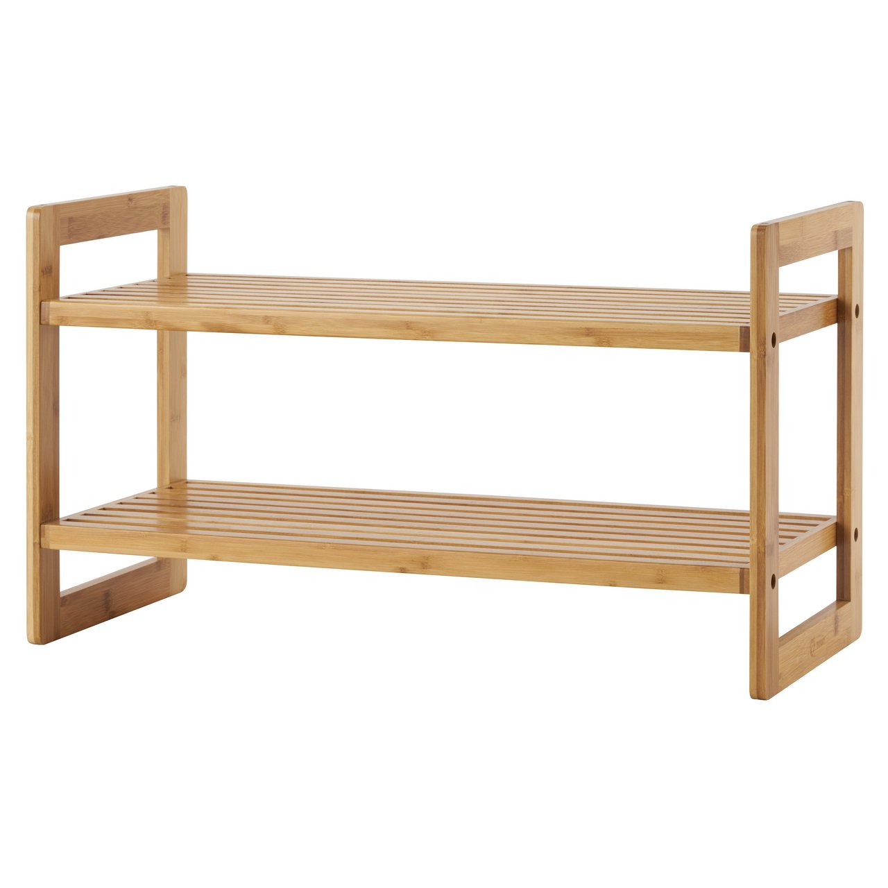 Trinity Bamboo Shoe Rack 2-Pack - Image 1